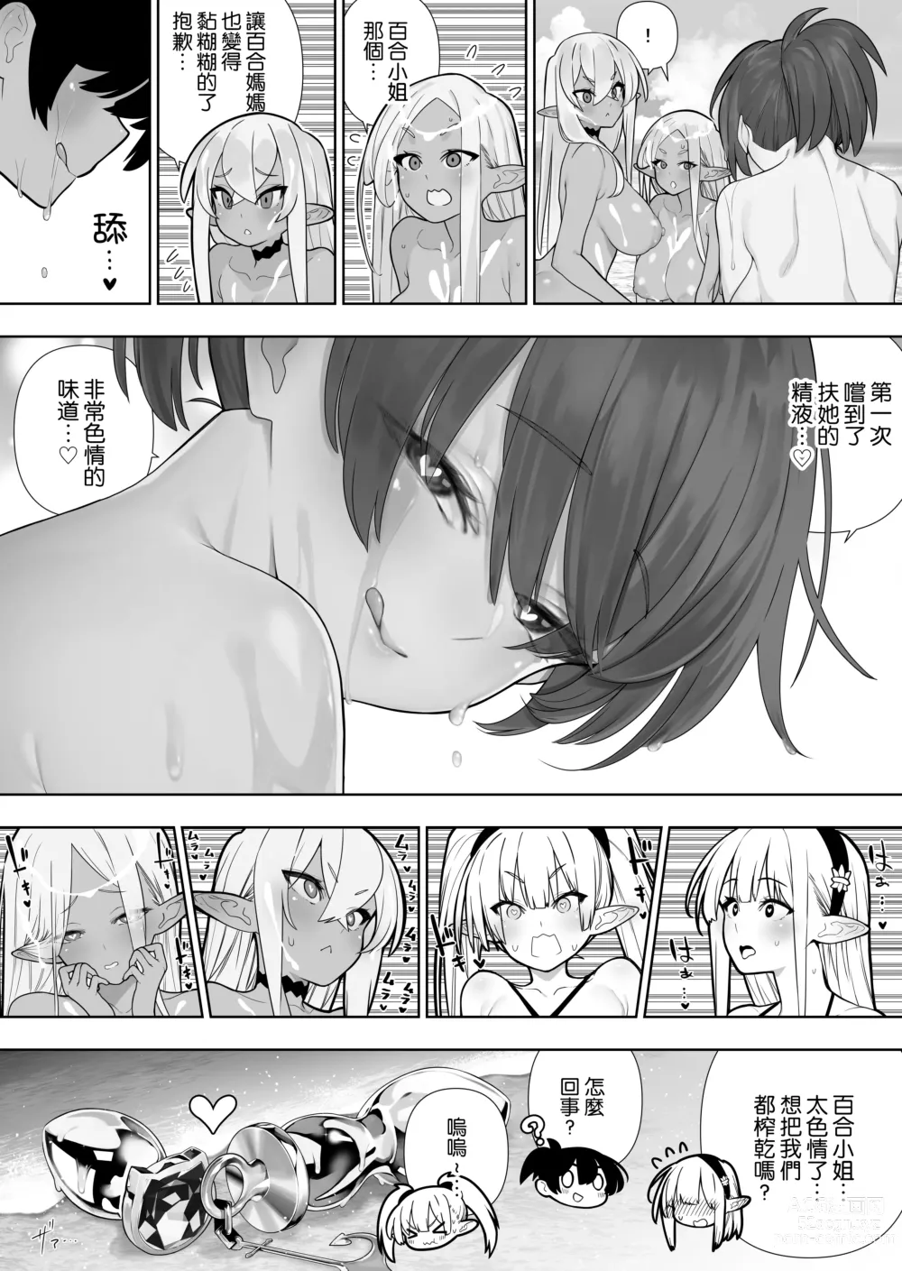 Page 206 of doujinshi Futanari no Elf