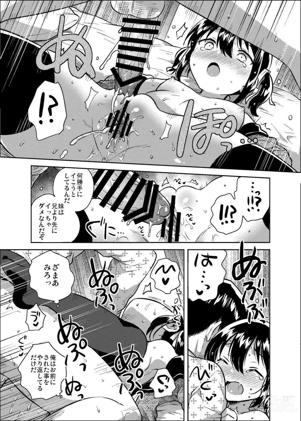 Page 16 of doujinshi Imouto wa Kanji ga Yomenai