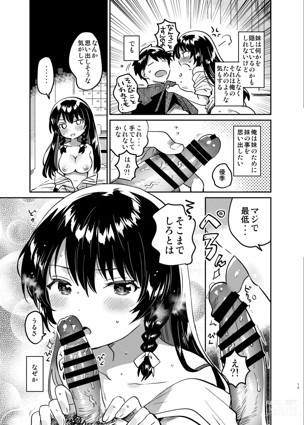 Page 14 of doujinshi Onii-chan wa Amnesia