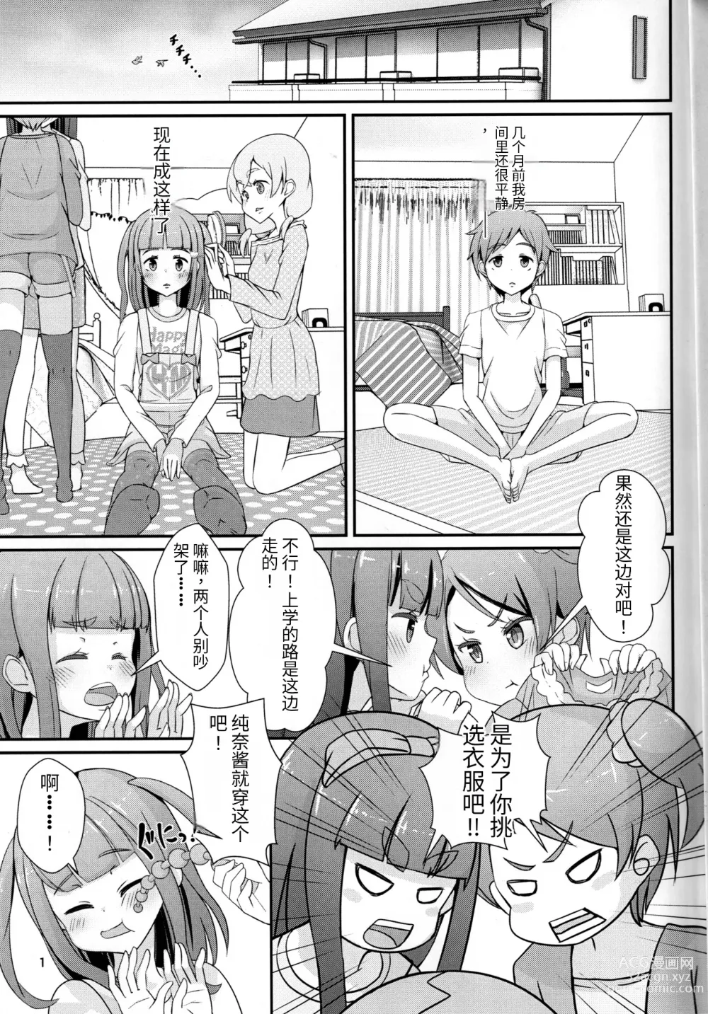 Page 2 of doujinshi Sensei! Tsuugakuro de Jojisou