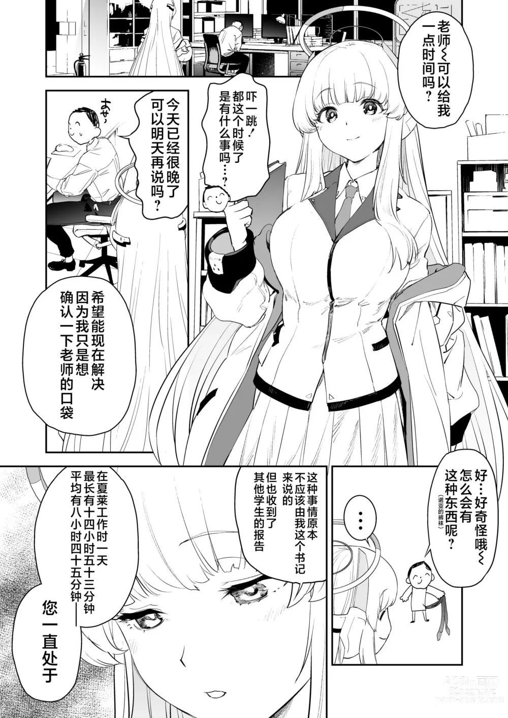 Page 3 of doujinshi Seminar Shoki Ushio Noa ni Yoru Gyaku Chinpo Kanri Kiroku - penile paradoxical management écriture