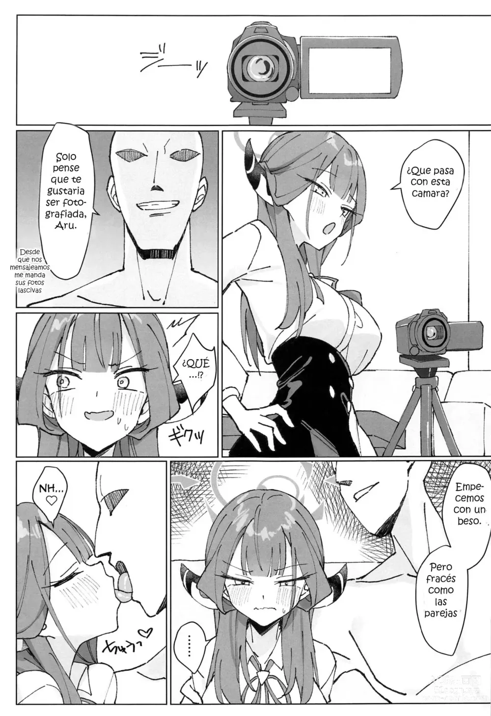 Page 12 of doujinshi El diario de rodaje de Aru Rikuhachima