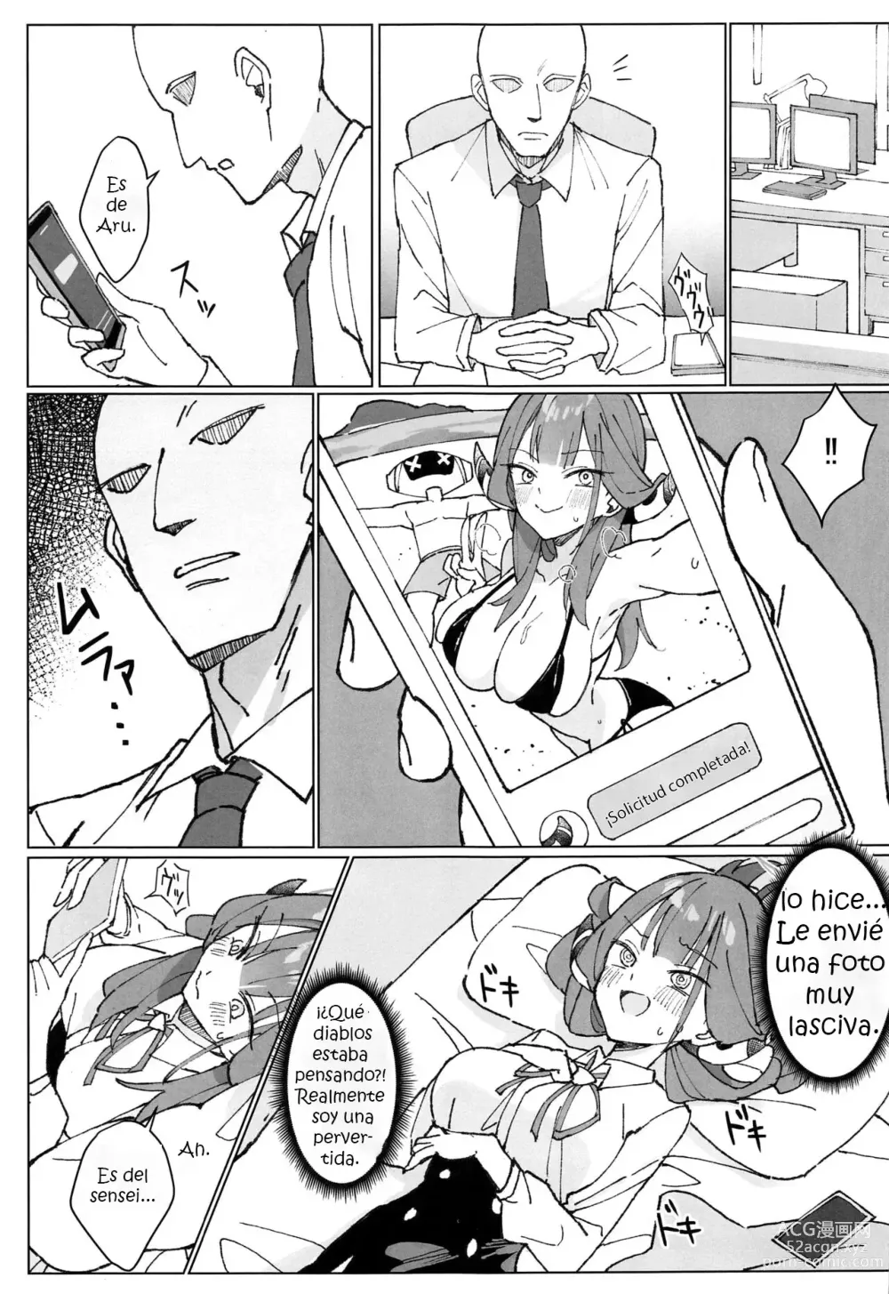 Page 4 of doujinshi El diario de rodaje de Aru Rikuhachima