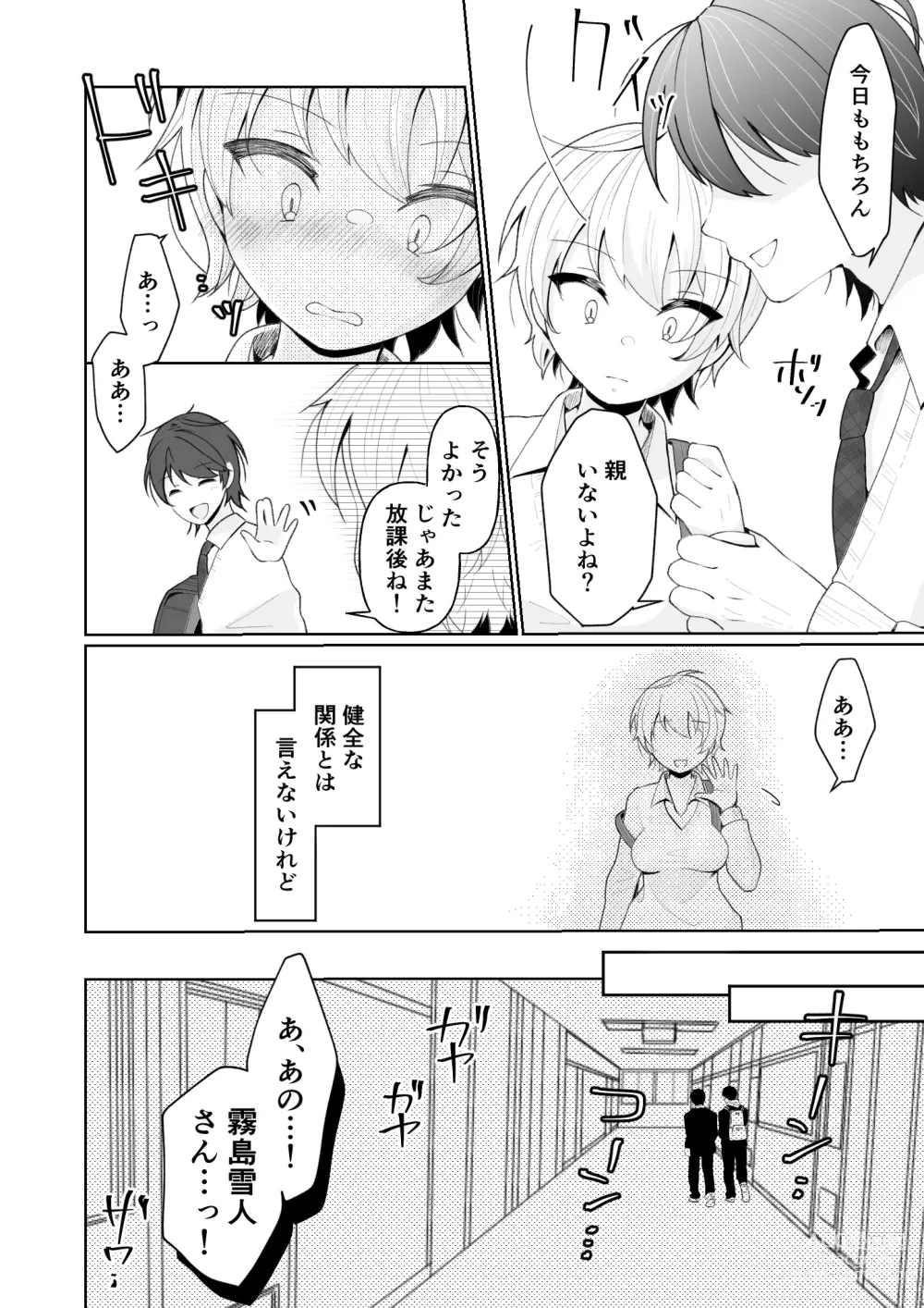 Page 10 of doujinshi TS shita Ore no Shinyuu ga Yandere ni Naru made