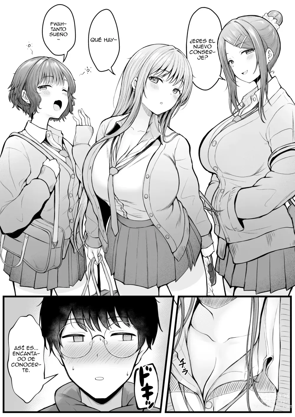 Page 3 of doujinshi Joshiryou Kanrinin no Boku wa Gal Ryousei ni Furimawasarete masu