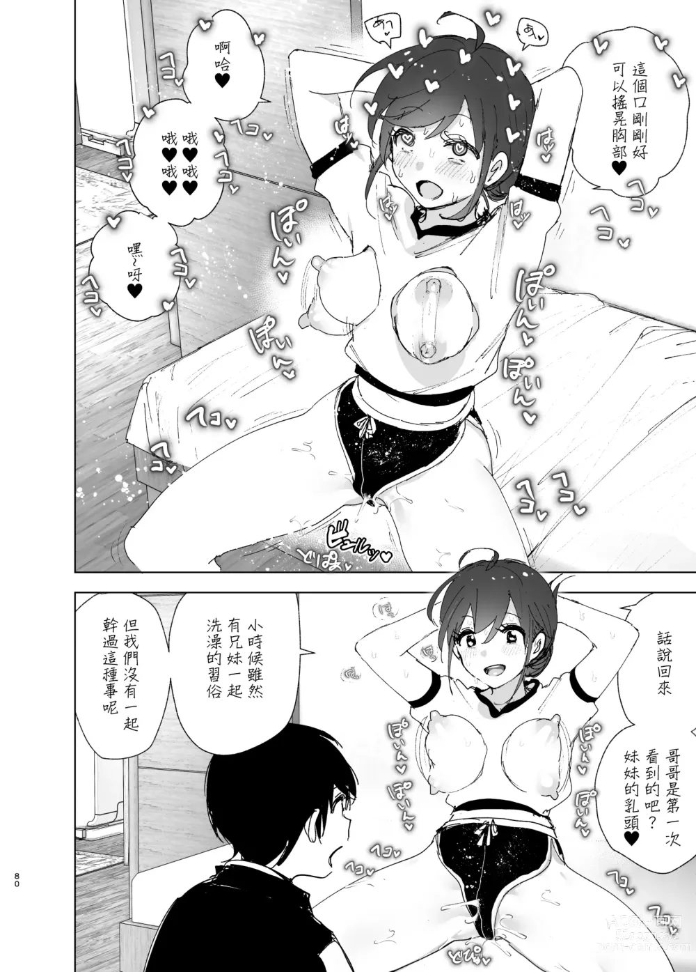 Page 80 of doujinshi Onii-chan no Koto ga Daisuki!! na Imouto no Hanashi