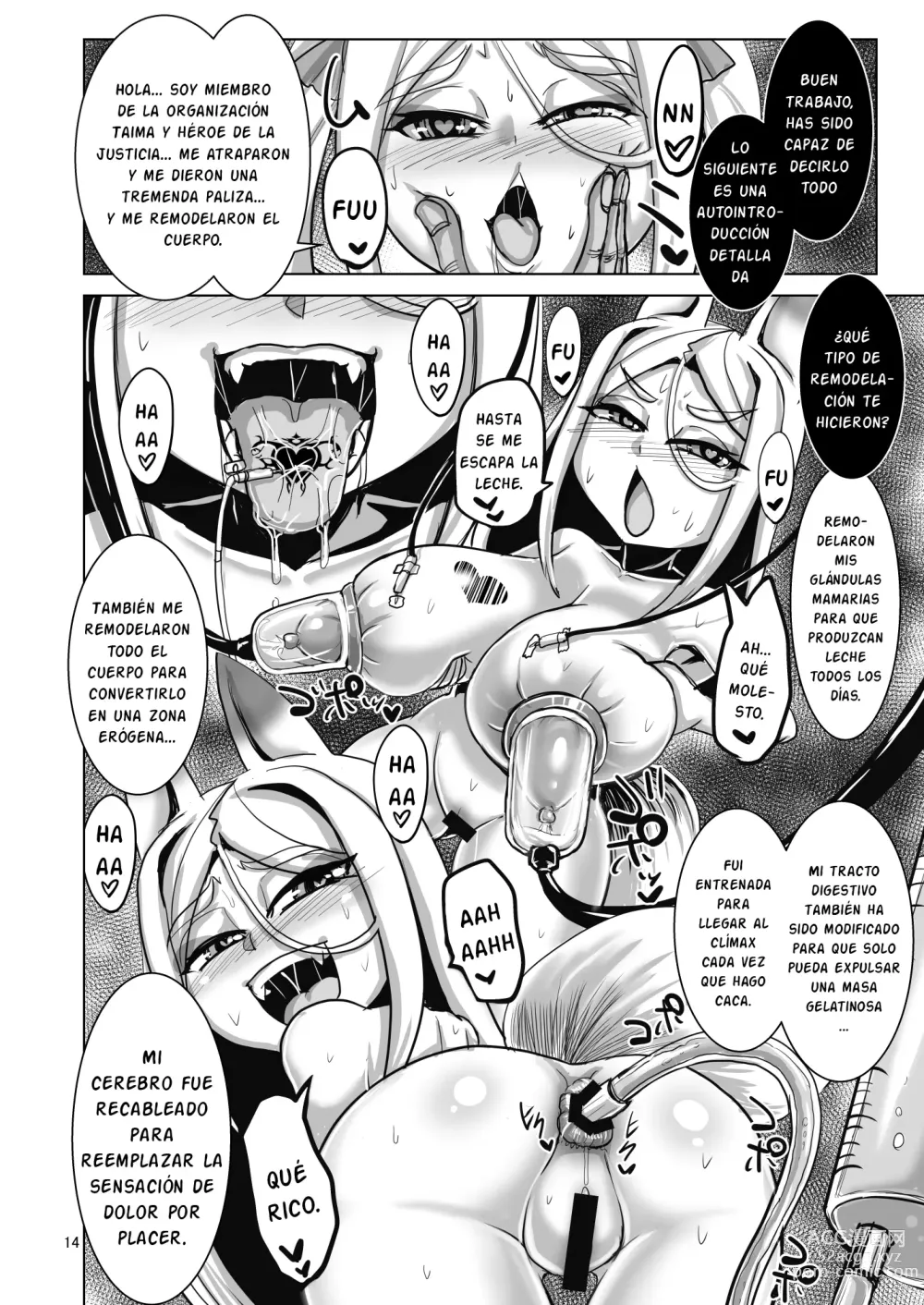 Page 13 of doujinshi Mesu Death Acme Zecchou Zetsumei