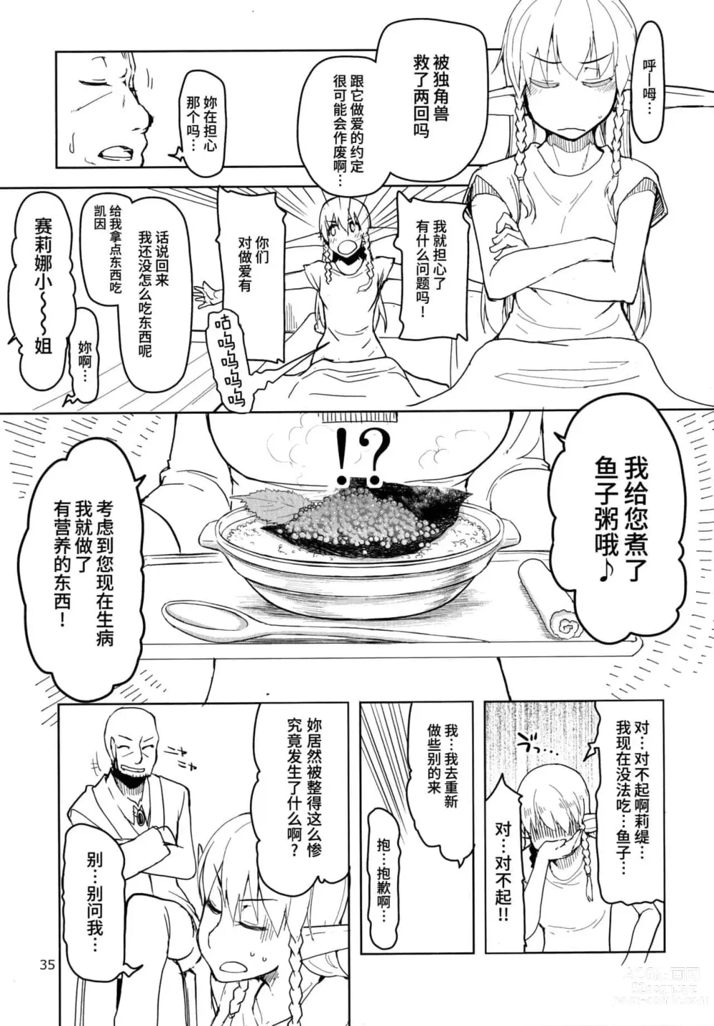 Page 94 of doujinshi ドスケベエルフの異種姦日記 1—11