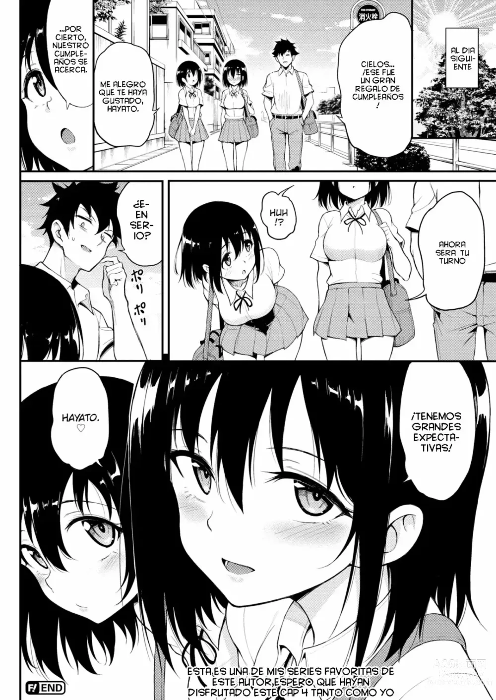 Page 106 of doujinshi Kaede & Suzu 1-7, Spanish.