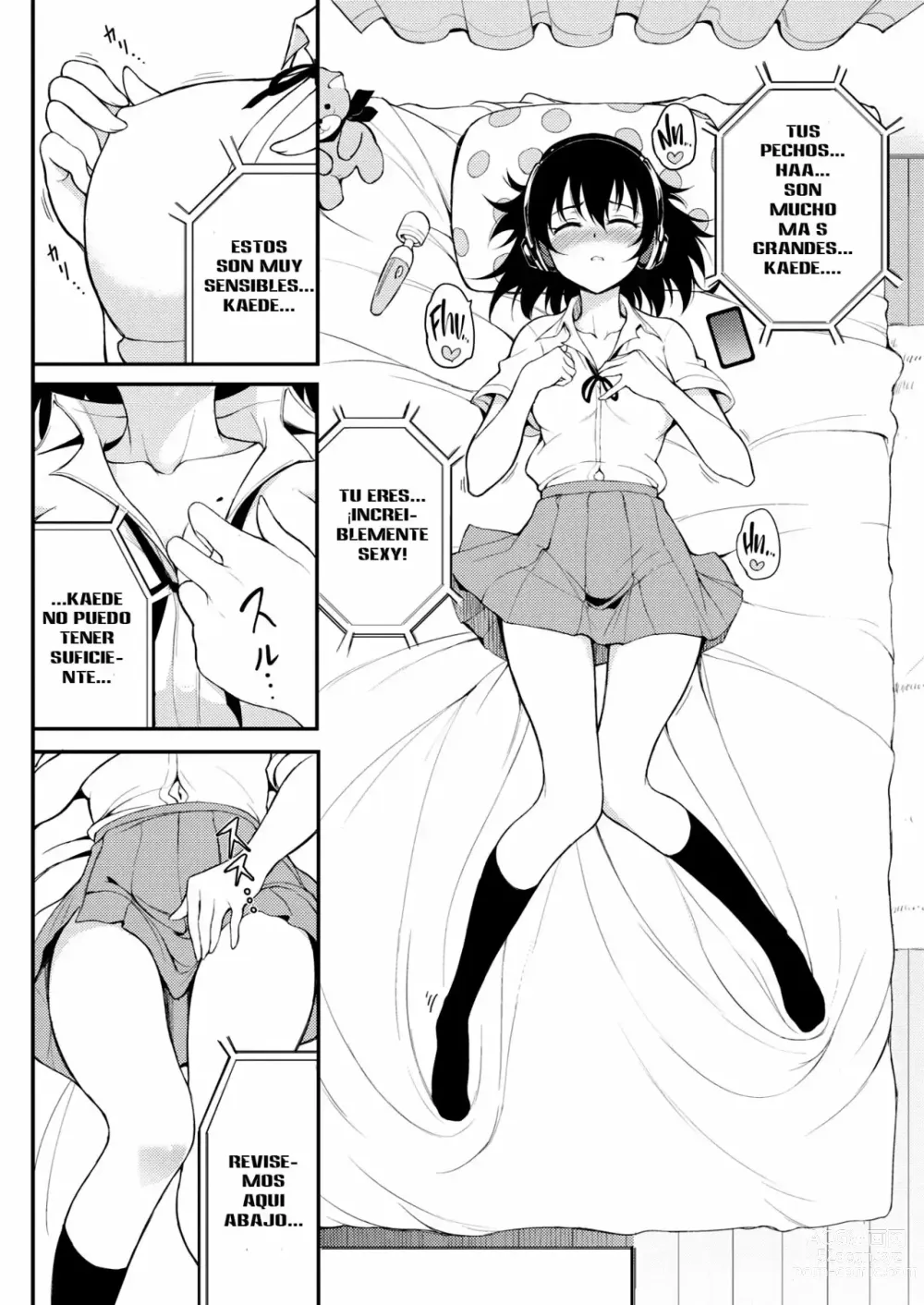 Page 111 of doujinshi Kaede & Suzu 1-7, Spanish.