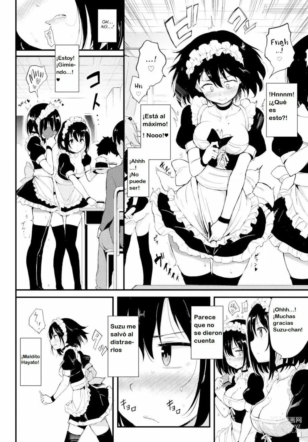 Page 34 of doujinshi Kaede & Suzu 1-7, Spanish.