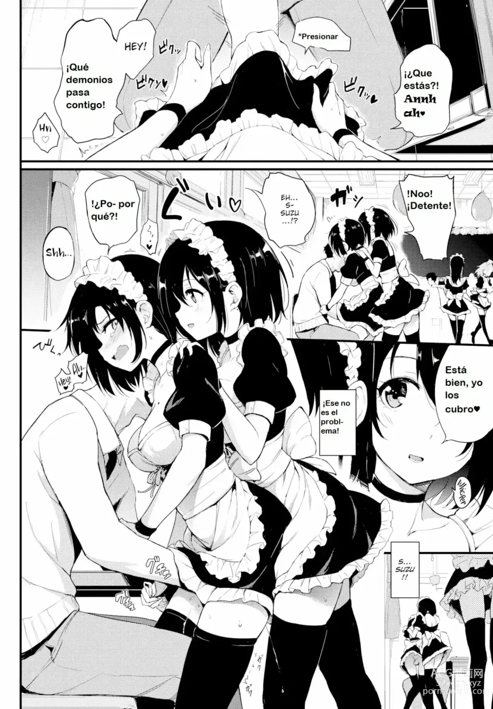 Page 36 of doujinshi Kaede & Suzu 1-7, Spanish.