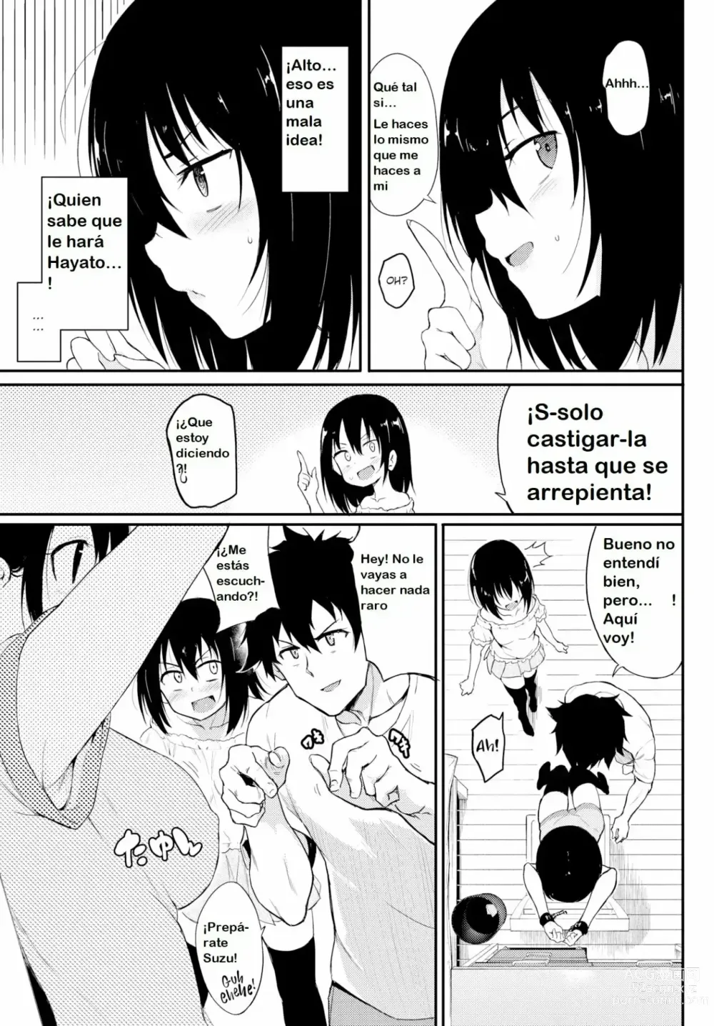 Page 57 of doujinshi Kaede & Suzu 1-7, Spanish.