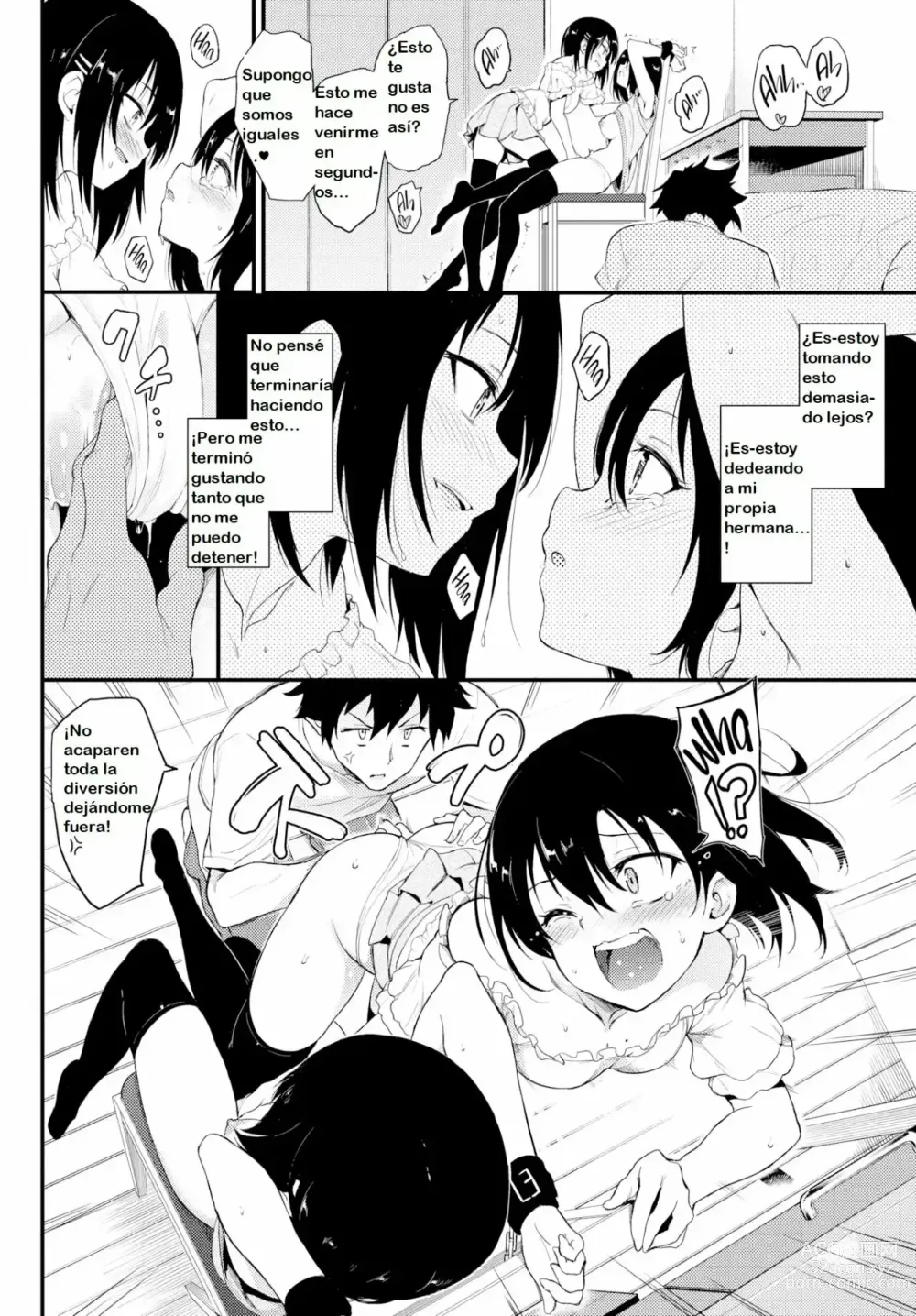 Page 68 of doujinshi Kaede & Suzu 1-7, Spanish.