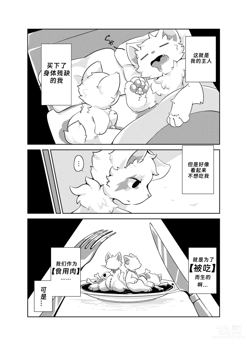 Page 18 of doujinshi Bokuyo motsuni no oishii seikatu.R-18G