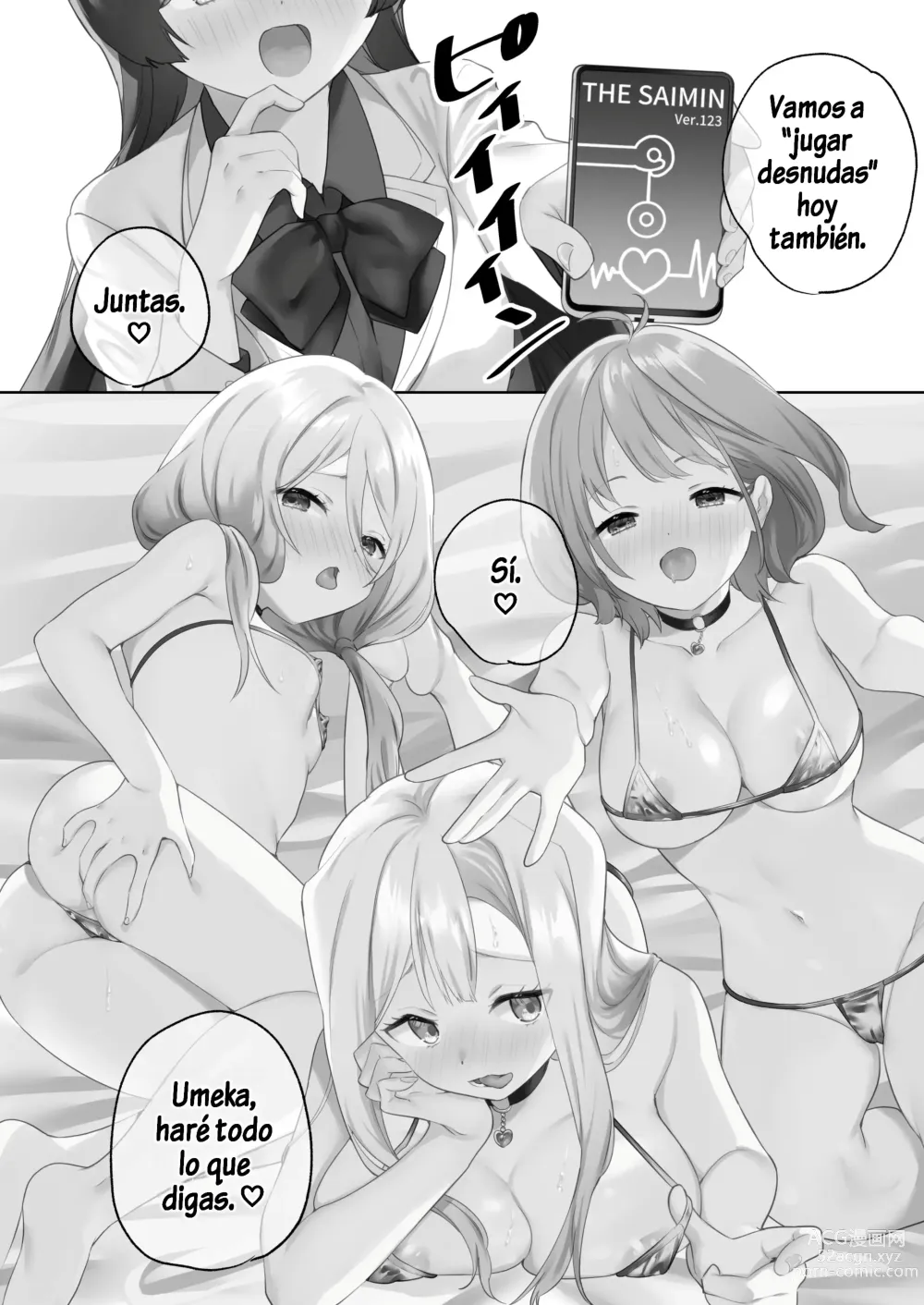 Page 3 of doujinshi Minna de Ecchi na Yurikatsu Appli ~Ee!? Kono Naka ni Kakattenai Musume ga Iru!?~ 2