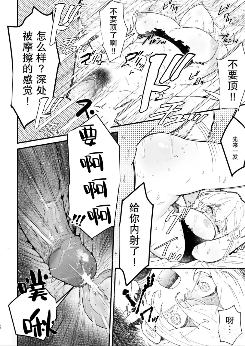 Page 13 of doujinshi Onna kishi noruche no junan (decensored)