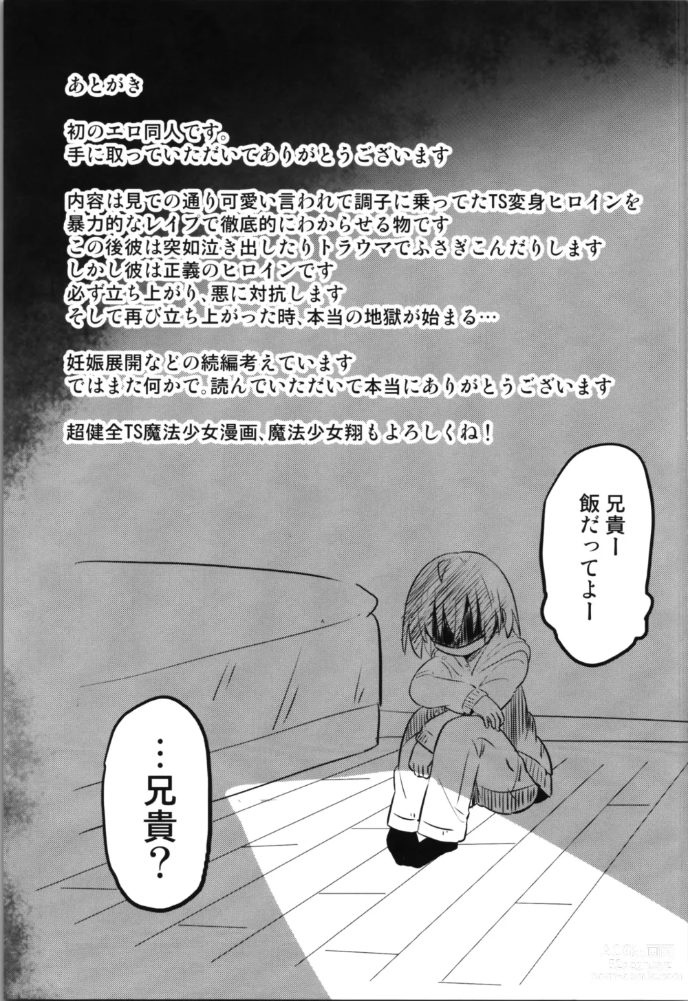 Page 29 of doujinshi TS Mahou Shoujo Pure Rabbit