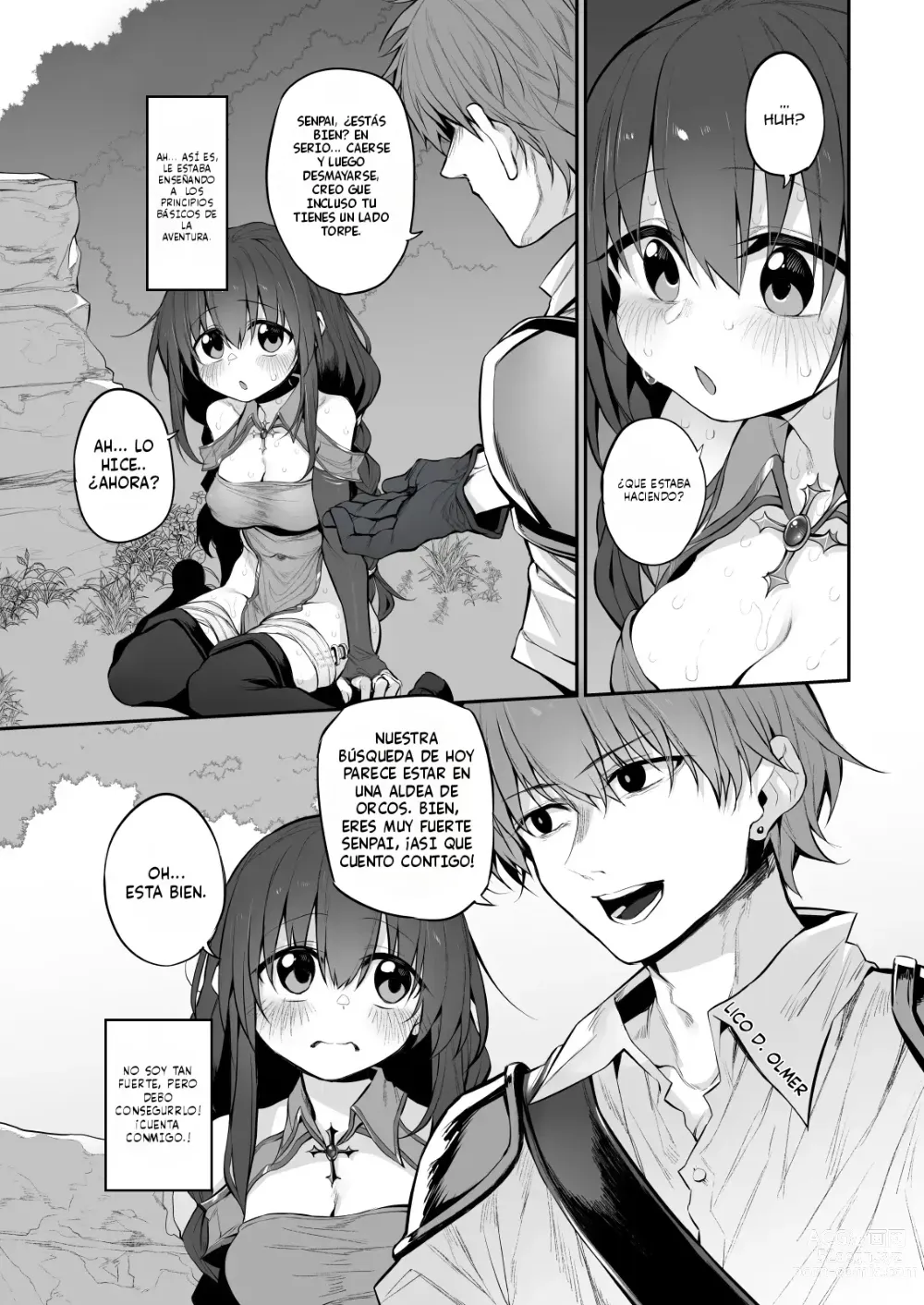 Page 8 of doujinshi Hypnosis Traveler ~Namaiki Onna Majutsushi Saimin Taisei 0 de Kairaku Ochi~