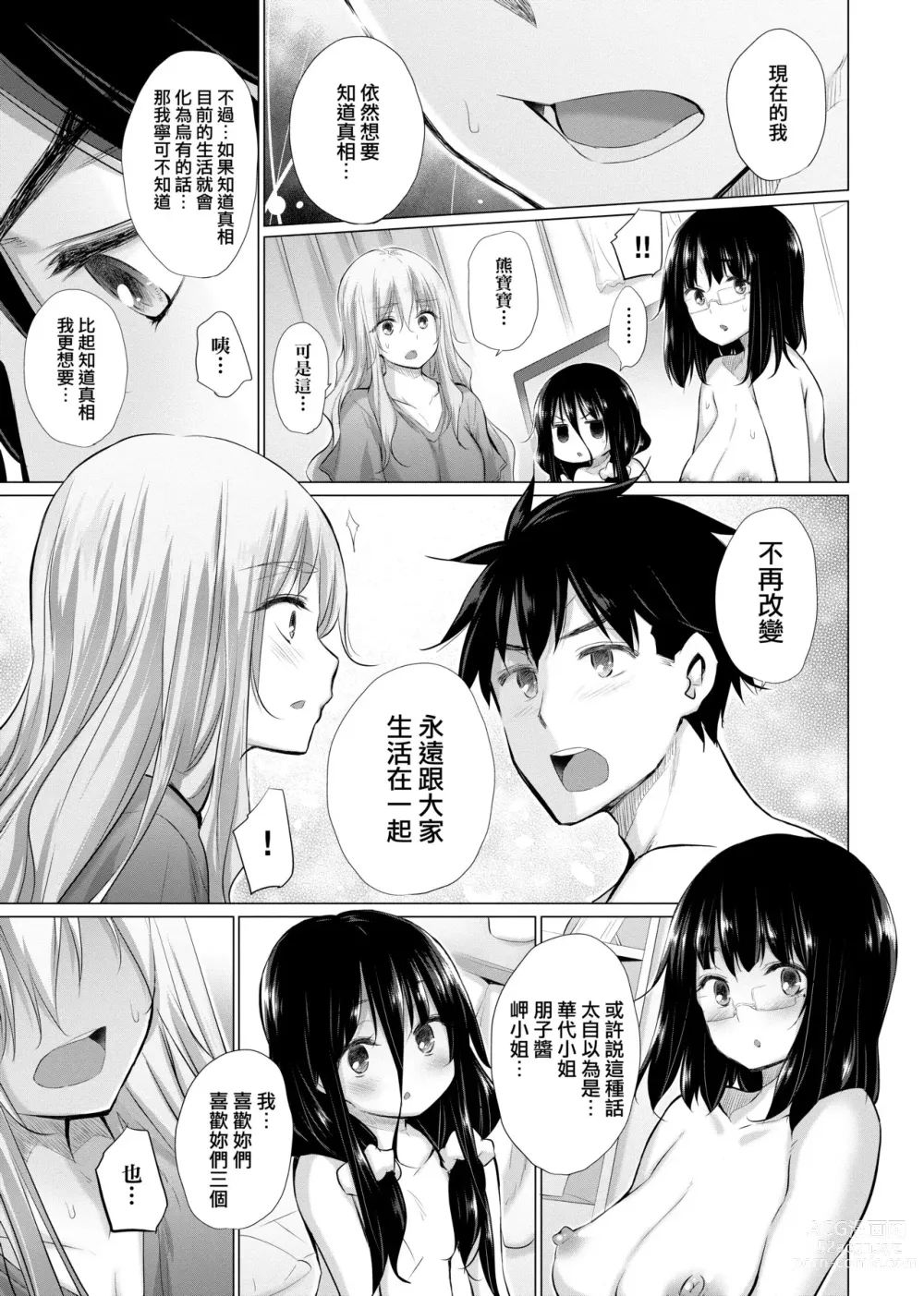 Page 124 of manga 不認識的女孩子們大量出現在我房裡!