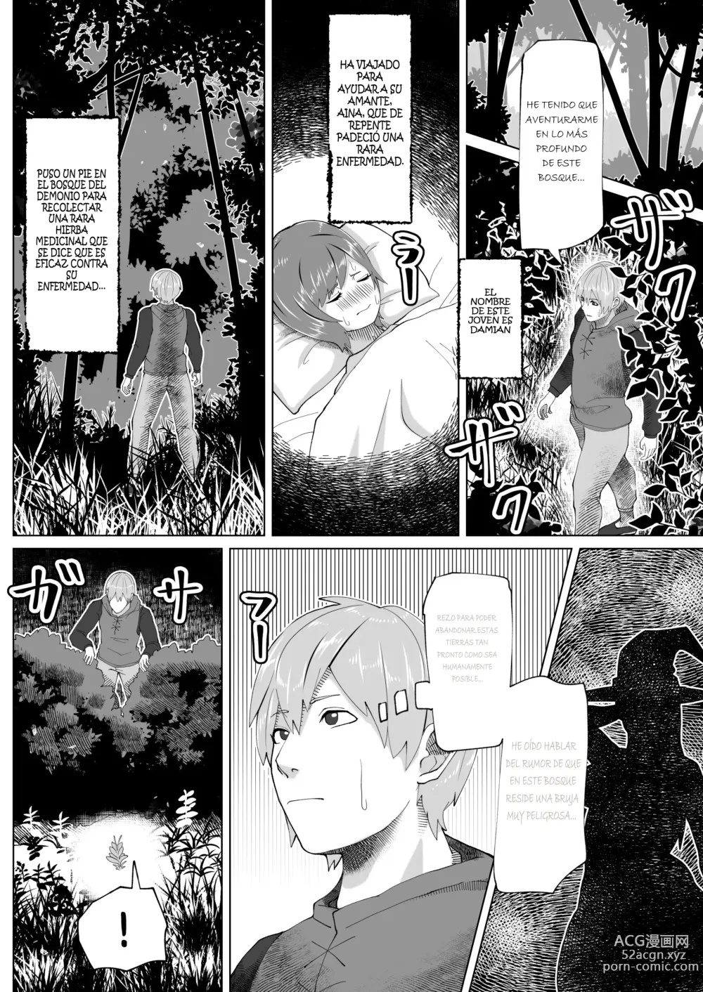 Page 2 of doujinshi Futanari Majo no Mori