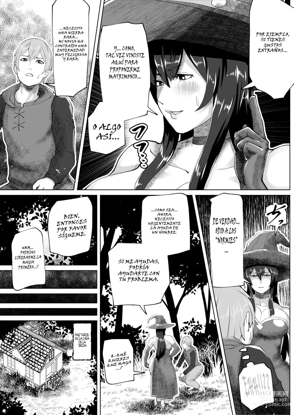 Page 5 of doujinshi Futanari Majo no Mori