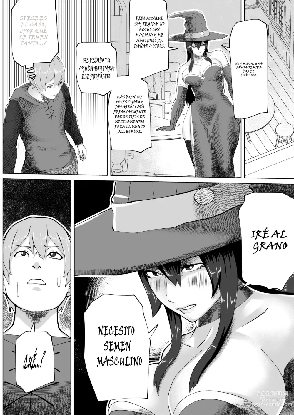 Page 6 of doujinshi Futanari Majo no Mori