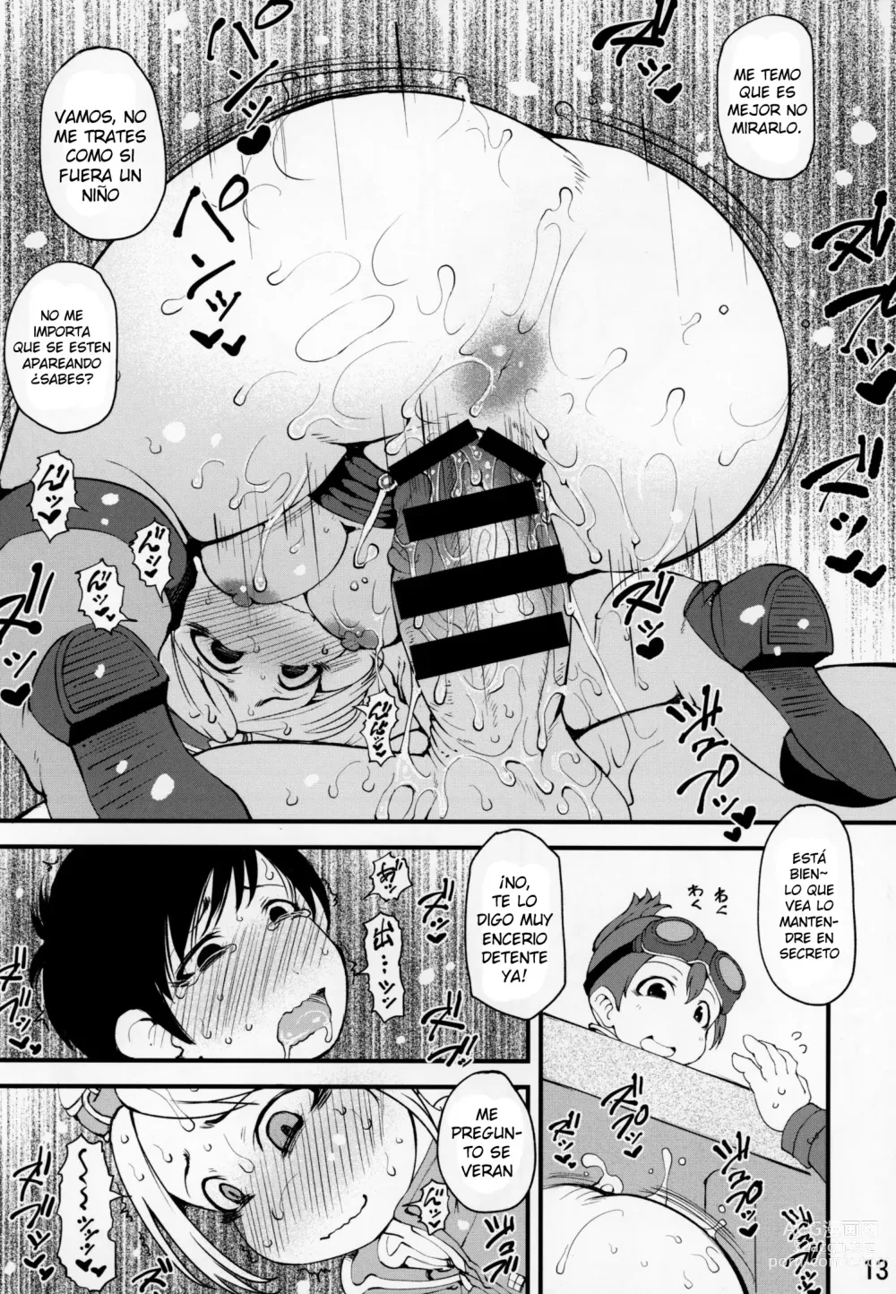 Page 12 of doujinshi Katsuyoku no Uketsukejou