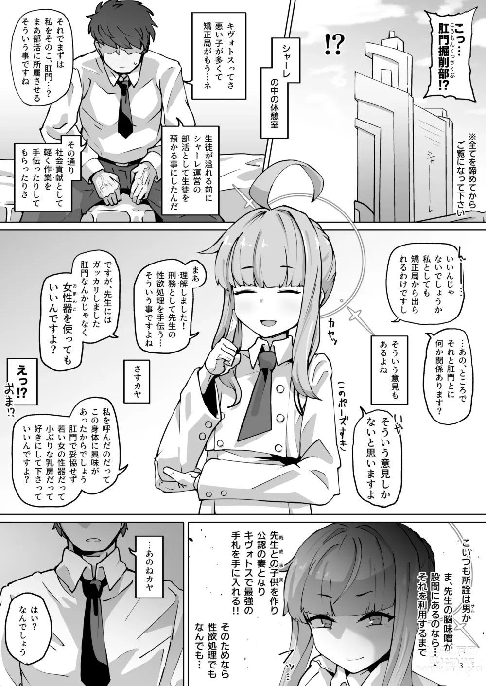 Page 2 of doujinshi Kussakubu Chojinhen