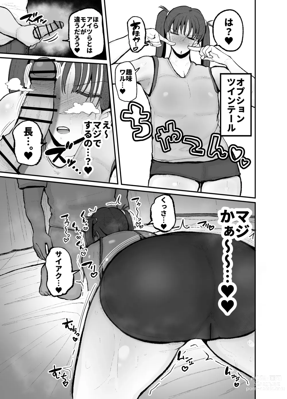 Page 33 of doujinshi Gakuen hōshi katsudō de hatsu shū butchigiri nanbā 1 o totte shimau barēbōru-bu ēsu Makoto