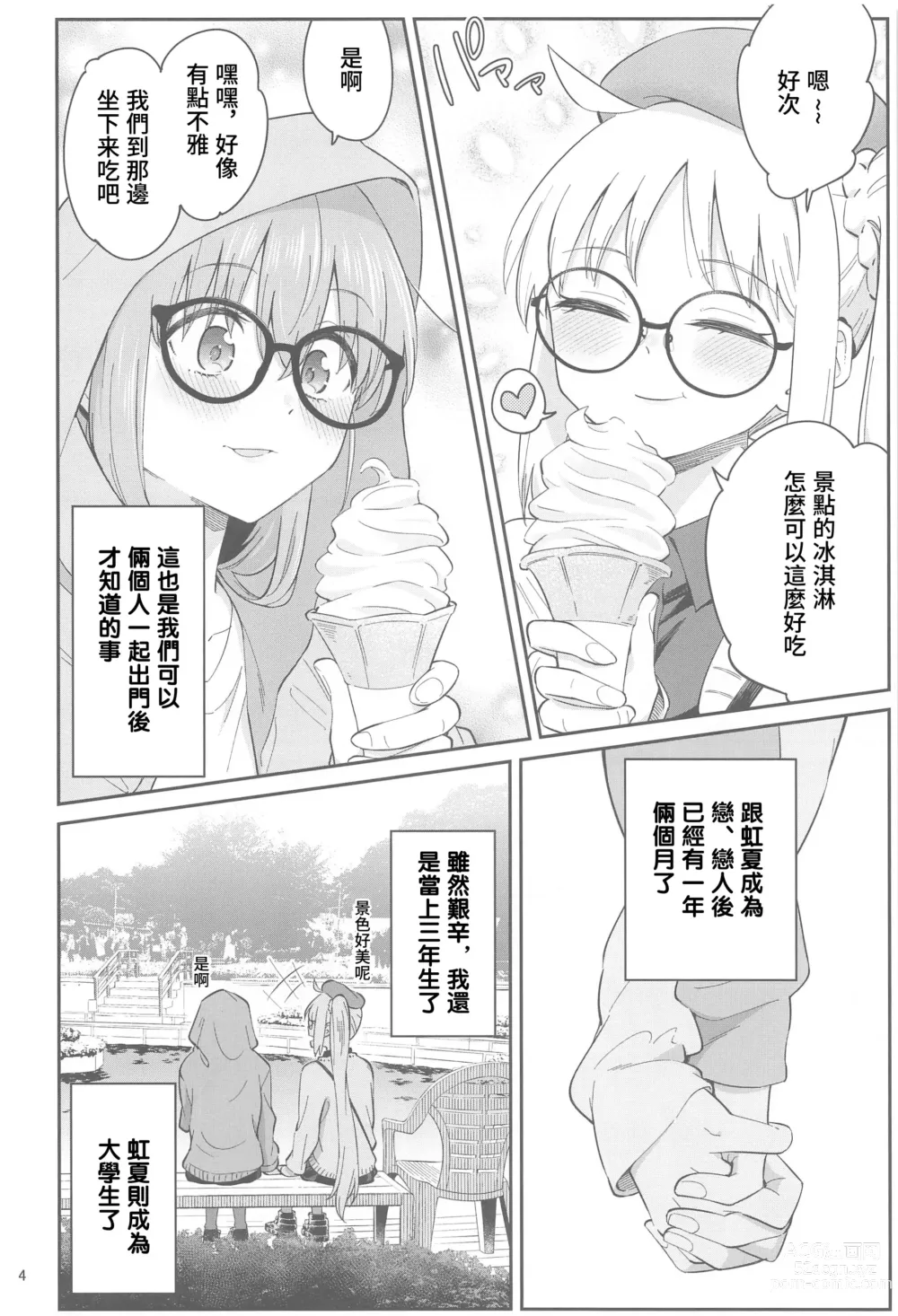 Page 3 of doujinshi 混杂的温度 融化到内芯