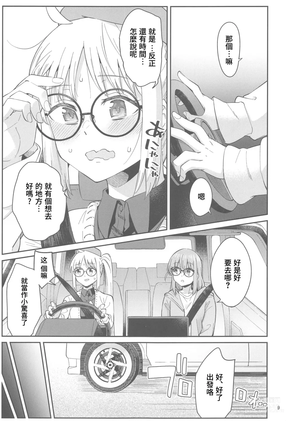 Page 8 of doujinshi 混杂的温度 融化到内芯