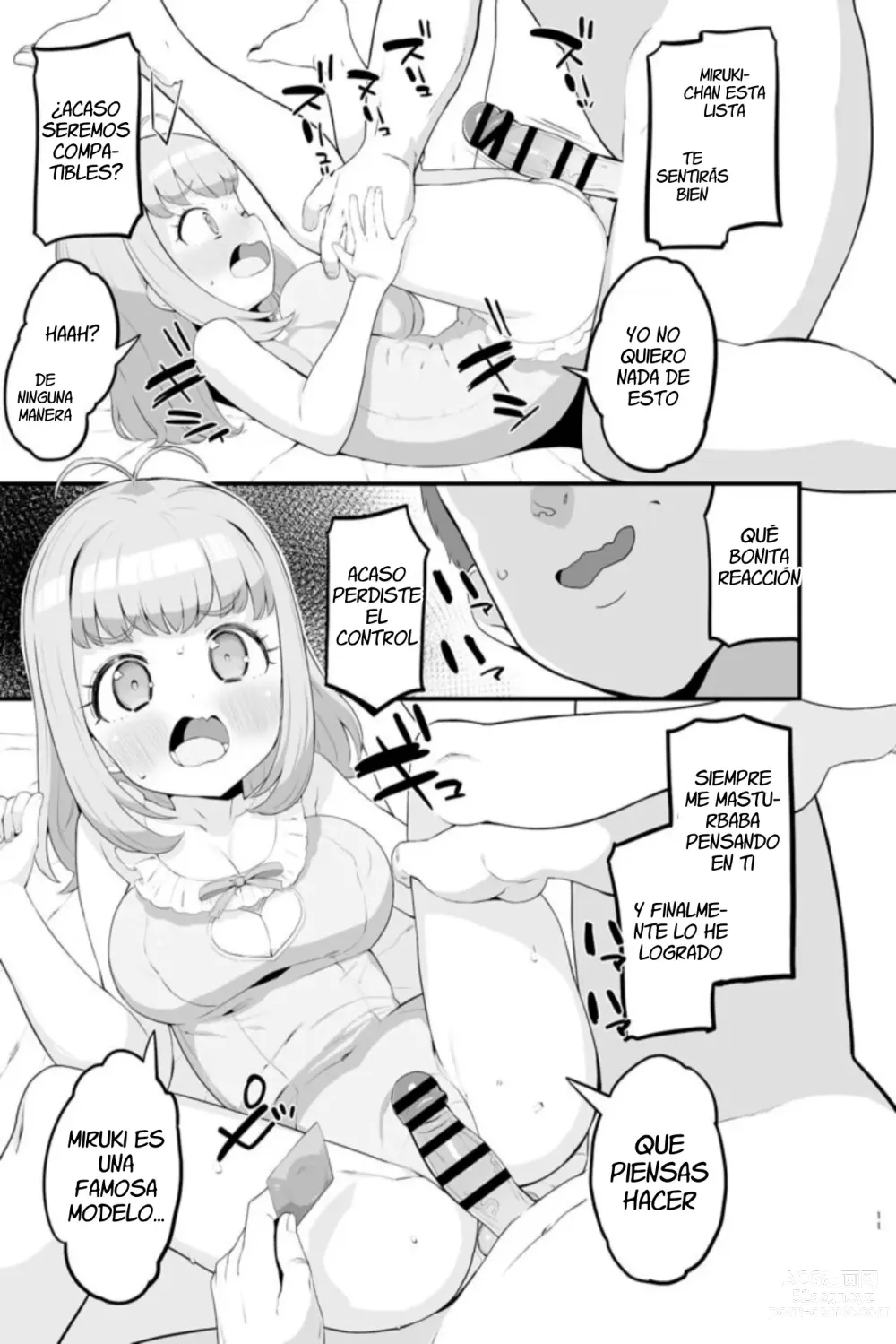 Page 11 of doujinshi Miruki no Ienai Himitsu Date