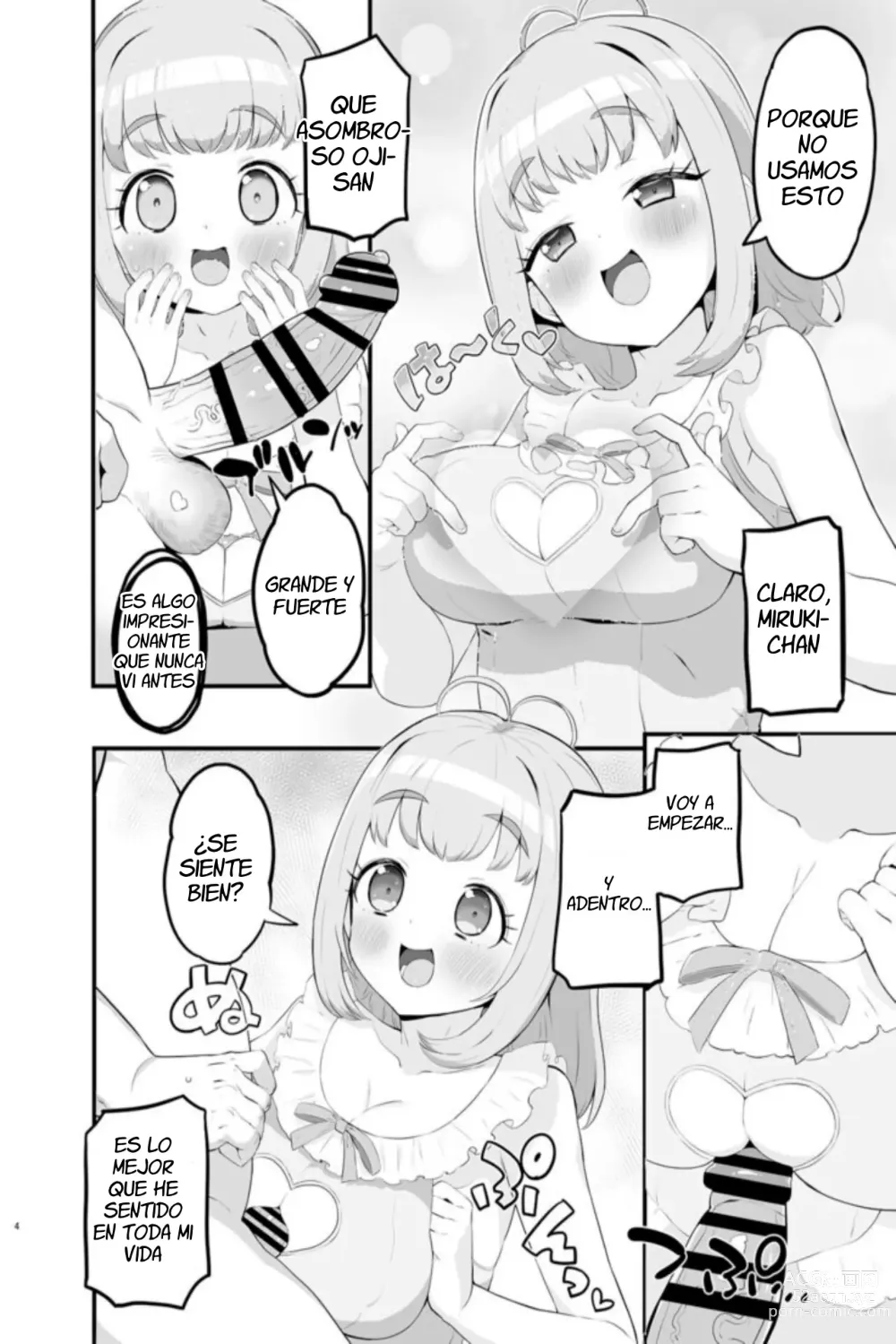 Page 4 of doujinshi Miruki no Ienai Himitsu Date