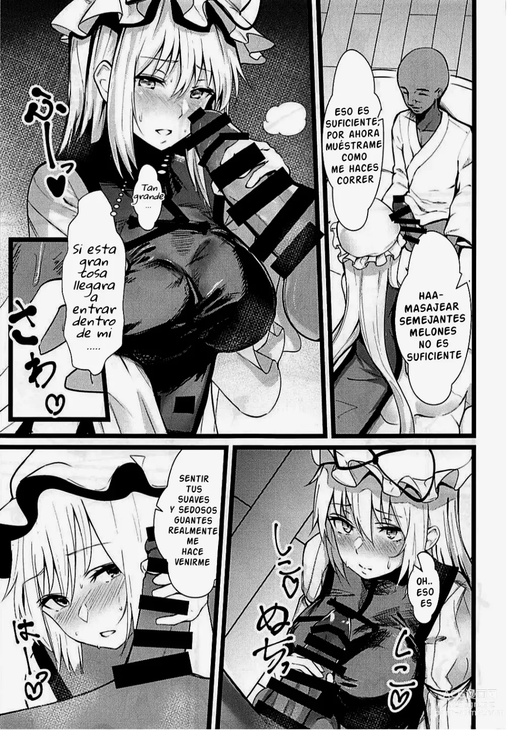 Page 6 of doujinshi Yakumo Yukari Saimin Nikubenki-ka