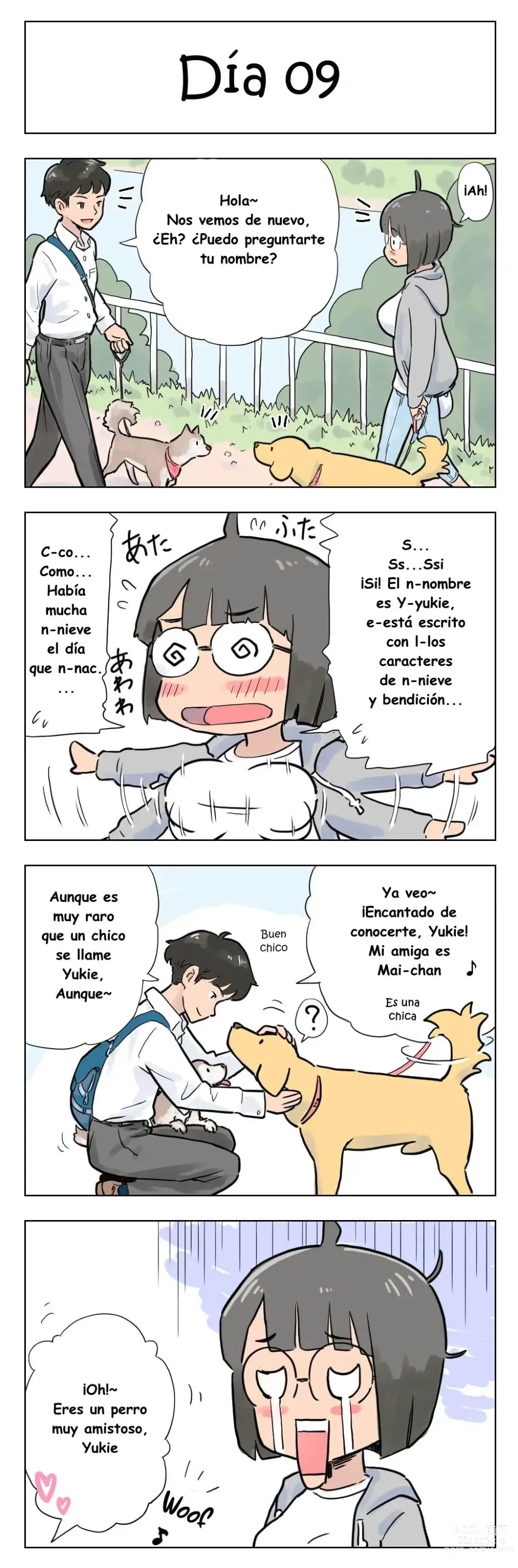 Page 11 of doujinshi 100-nichigo ni Aiken to Sex suru Jimi Kyonyuu Megane-chan