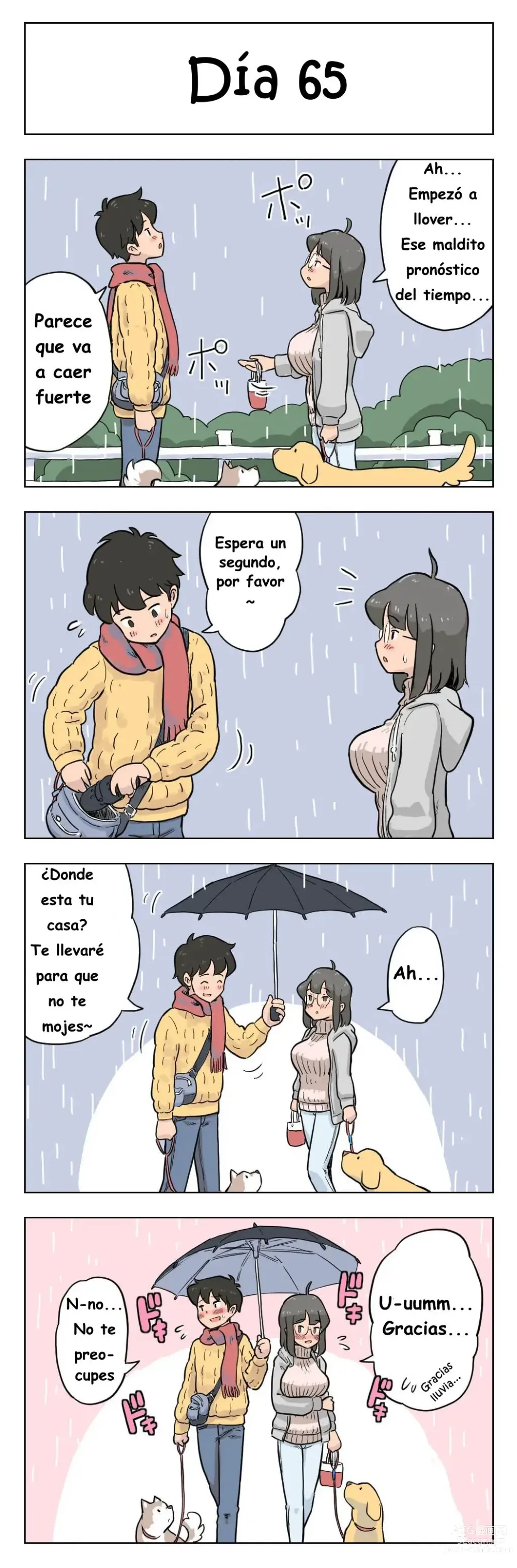 Page 67 of doujinshi 100-nichigo ni Aiken to Sex suru Jimi Kyonyuu Megane-chan