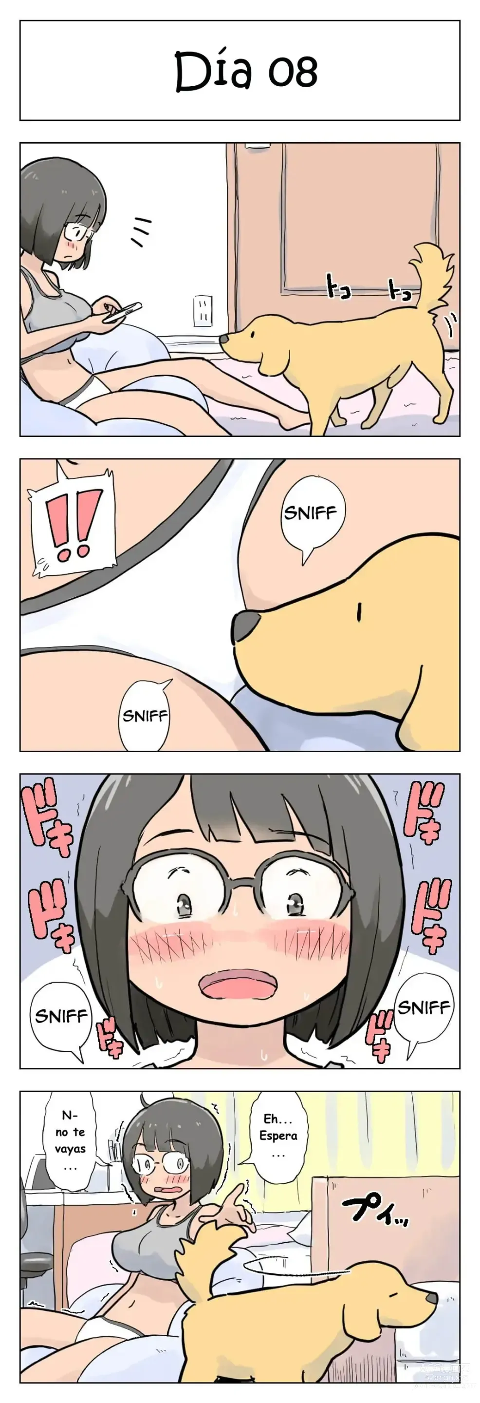 Page 10 of doujinshi 100-nichigo ni Aiken to Sex suru Jimi Kyonyuu Megane-chan