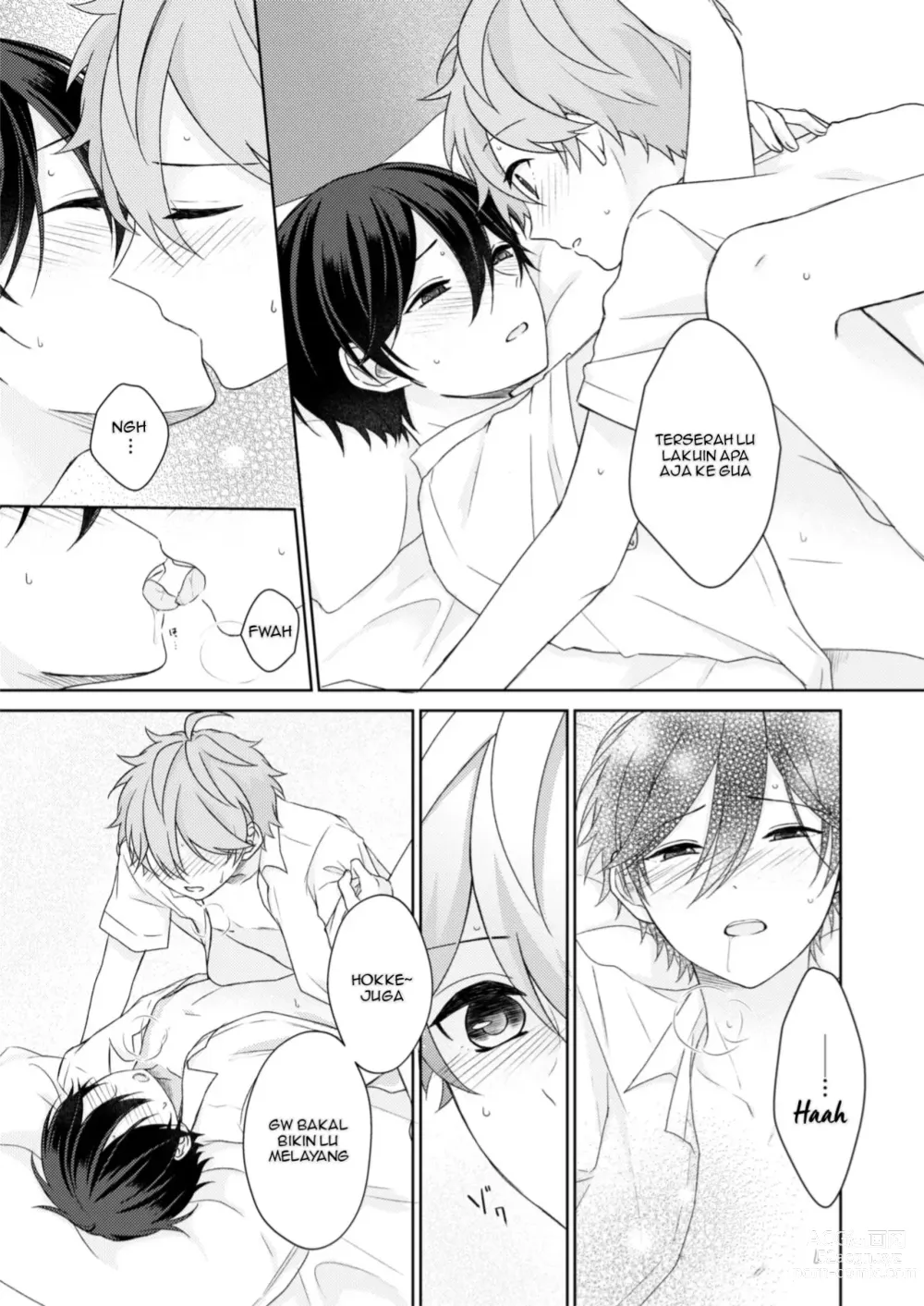 Page 20 of doujinshi [Negiponzu (Okaki) Akaneiro Memory (Ensemble Stars!) [Indonesian] [Digital]