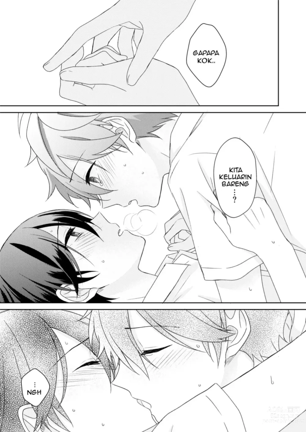 Page 23 of doujinshi [Negiponzu (Okaki) Akaneiro Memory (Ensemble Stars!) [Indonesian] [Digital]