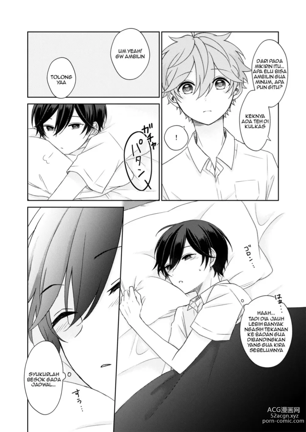 Page 26 of doujinshi [Negiponzu (Okaki) Akaneiro Memory (Ensemble Stars!) [Indonesian] [Digital]