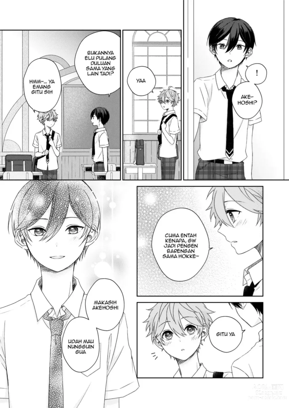 Page 6 of doujinshi [Negiponzu (Okaki) Akaneiro Memory (Ensemble Stars!) [Indonesian] [Digital]