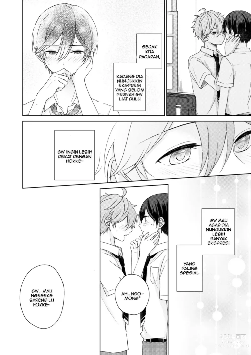 Page 9 of doujinshi [Negiponzu (Okaki) Akaneiro Memory (Ensemble Stars!) [Indonesian] [Digital]