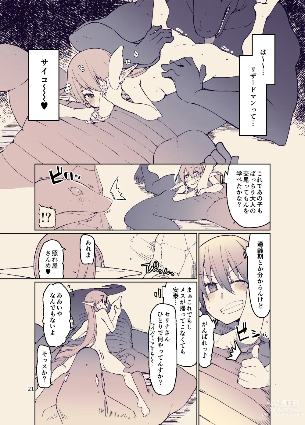 Page 23 of doujinshi Dosukebe Elf no Ishukan Nikki 11