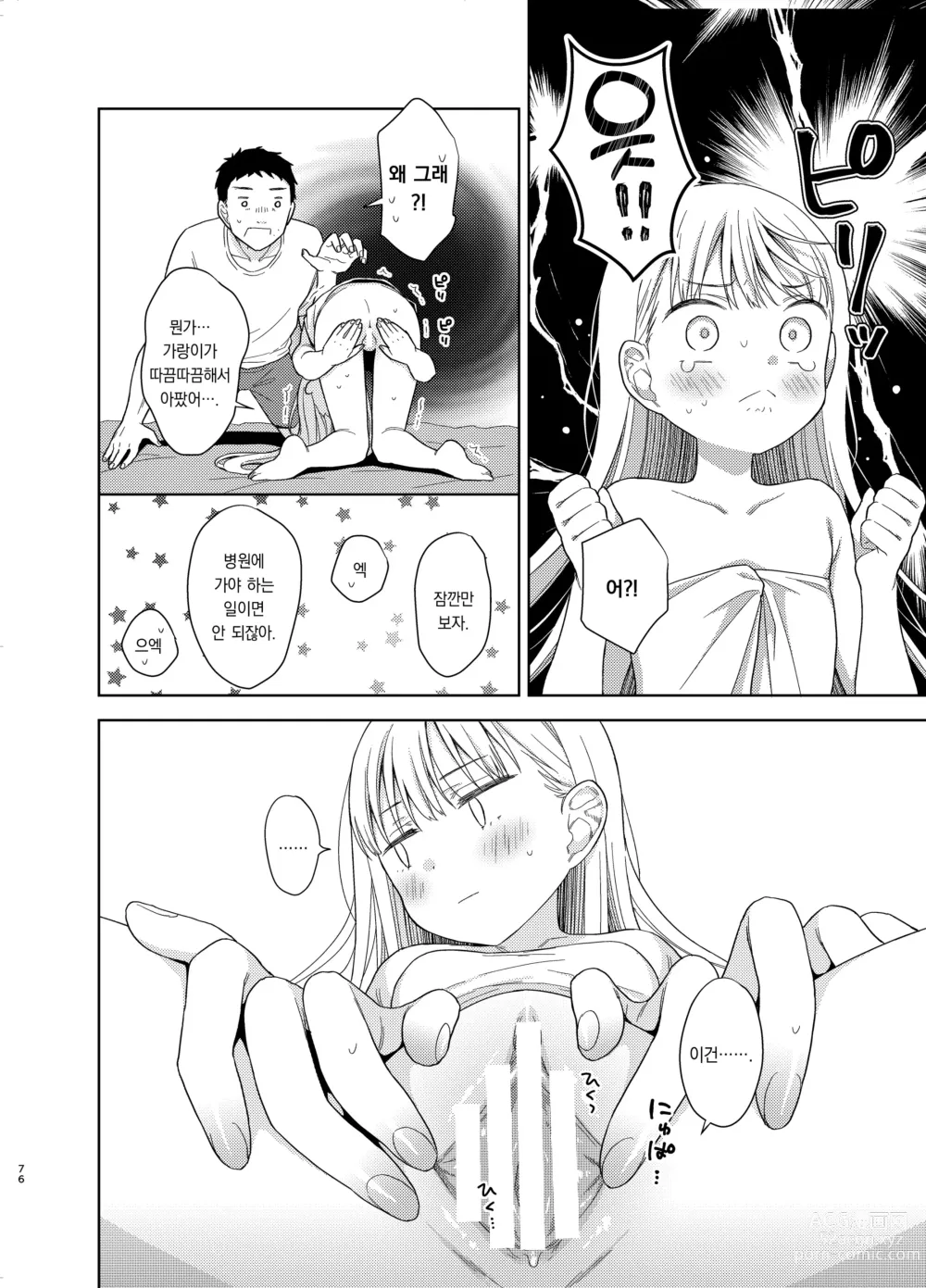 Page 74 of doujinshi TS소녀 하루키 군 5