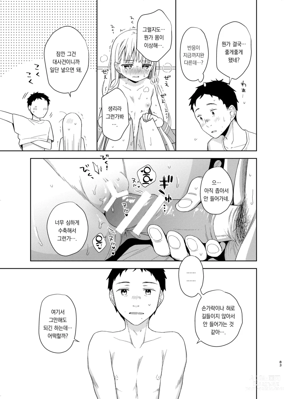 Page 81 of doujinshi TS소녀 하루키 군 5