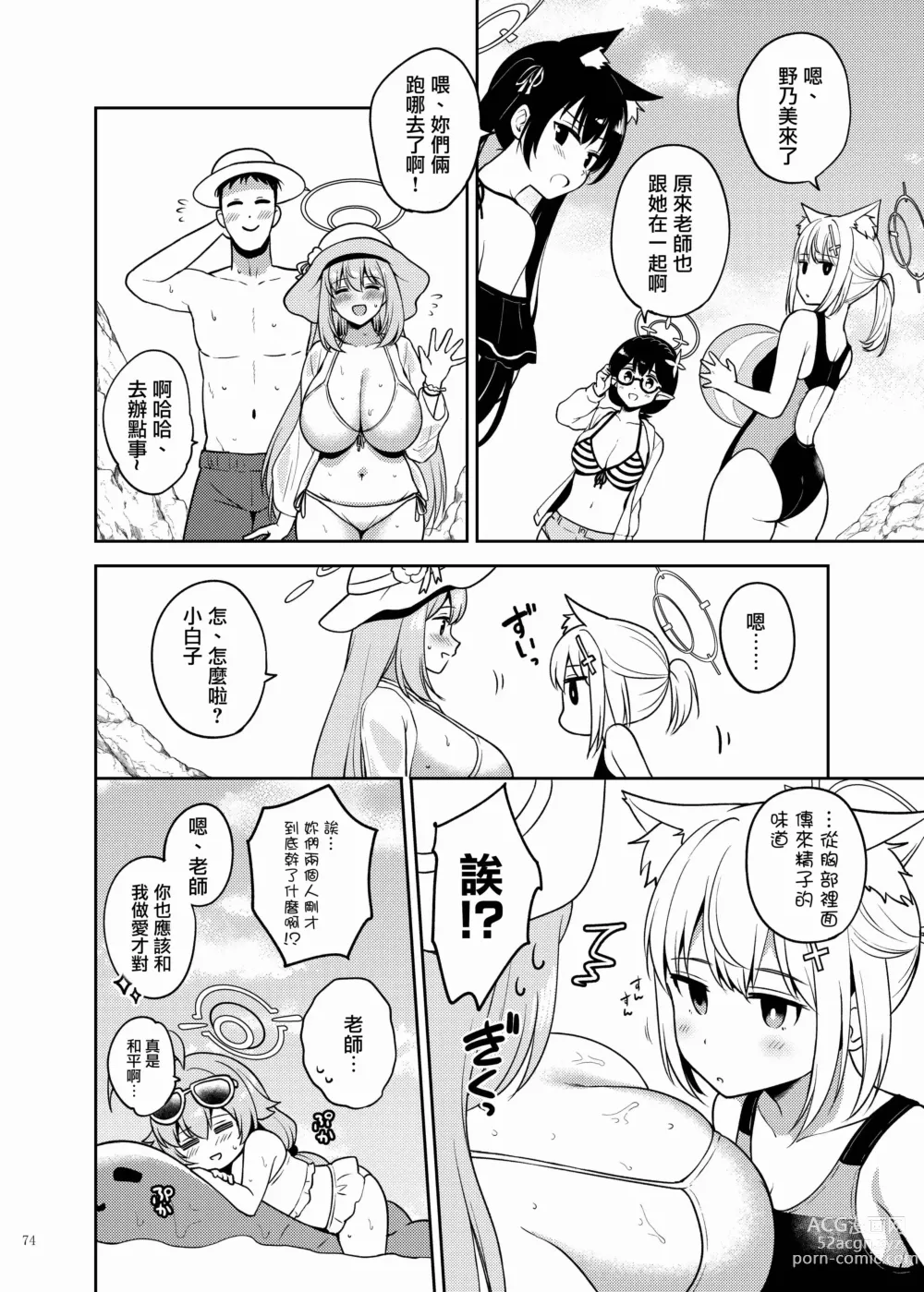 Page 76 of doujinshi 碧藍檔案親暱放閃色色合同 絕倫大祭