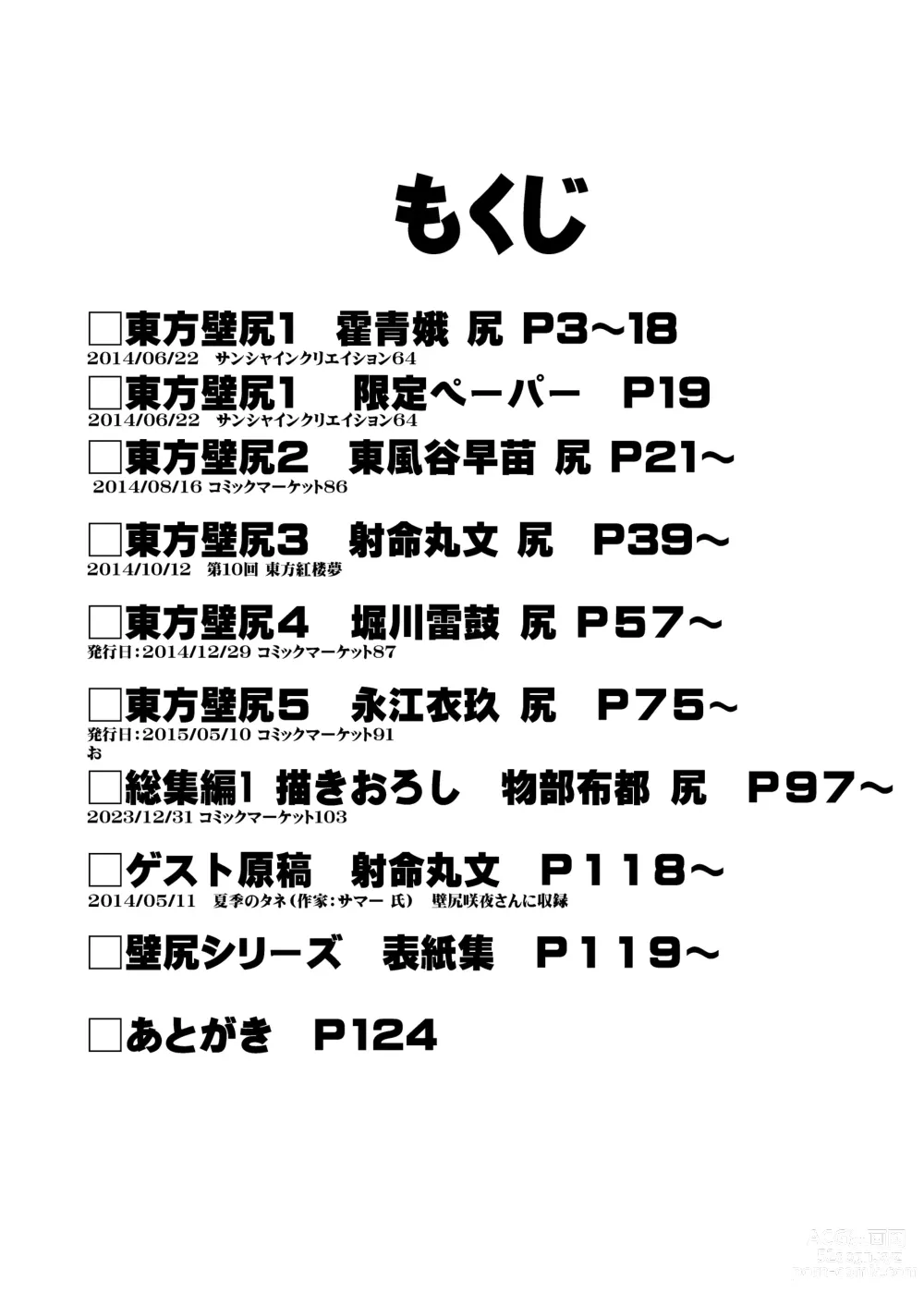 Page 3 of doujinshi Touhou Kabeshiri Soushuuhen 1