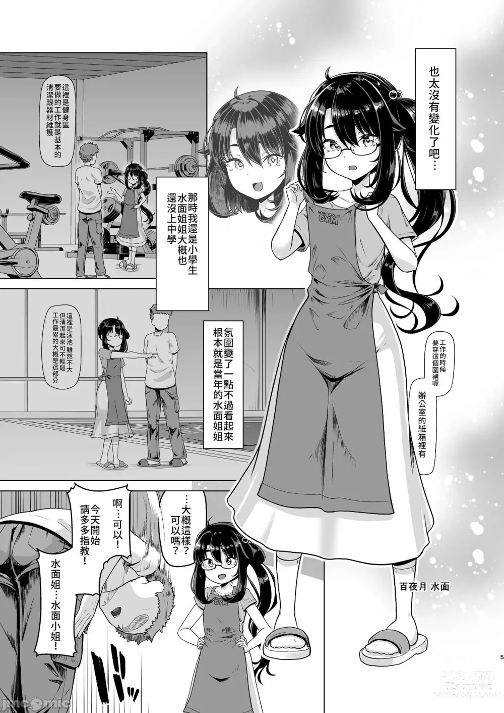 Page 4 of doujinshi 僕だけが知っている深夜の水面