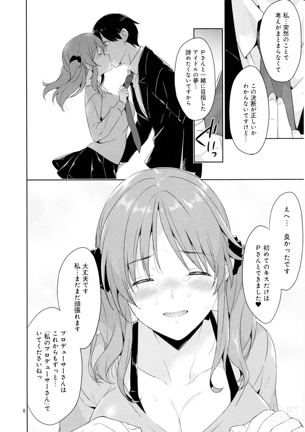 Page 7 of doujinshi Bakunyuu Idol Airi-chan Asa made Rinkan